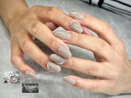 グレージュ大人ニュアンス/堀江