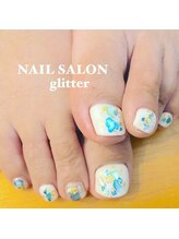 ネイルサロン グリッター(NAIL SALON glitter)/シェルフットネイル