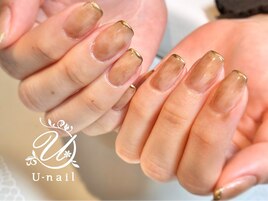 くすみブラウンネイル