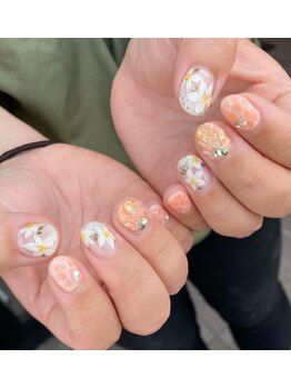 トータルサロン 白べぇーっ プラス/夏ネイル☆