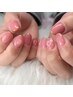 ［ネイル］★定額シンプルコース(アート2本)￥7000