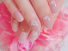 ビジュネイル(Bijou nail)/☆ジュエリー風フラッシュネイル