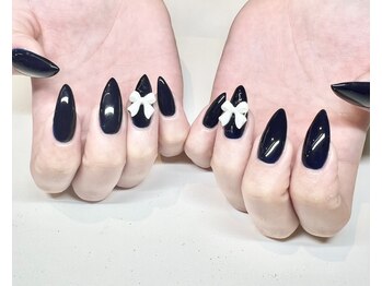 アート2本ネイル ¥5500