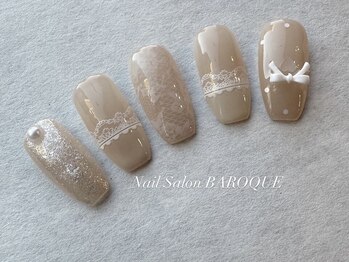 ネイルサロン バロック(Nail Salon BAROQUE)の写真/全員JNA1級ネイリスト★丁寧なカウンセリングとデザインのご提案が自慢!理想のお手元に仕上げます☆