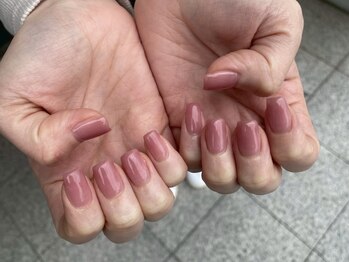 ネイル アヴァンス JR和歌山店(Nail AVANCE.)/【ayane】カシス色ワンカラー