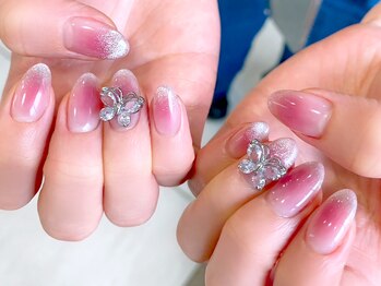ネイルマジック 仙台一番町店(NAIL MAJIC)/チーク×マググラ×韓国パーツ
