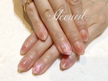 アクイユ 銀座店(ACCUEIL)/桜ネイル