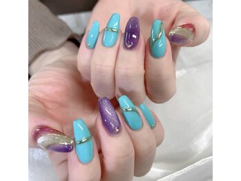 桜ネイルサロン/マグネットネイル