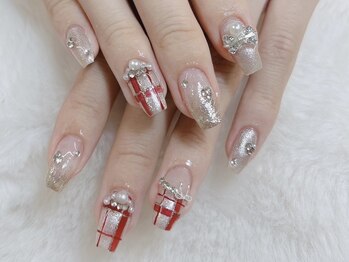 スペラ 大宮店(Spera)/冬にぴったりなチェックネイル