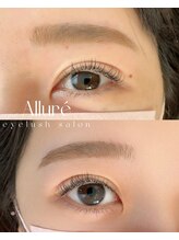 Allure’【マツエク/フラットラッシュ/バインドロック/LED/まつ毛パーマ/眉毛】/まつぱ×美眉スタイリング