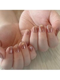 マグネットｘミラーネイル