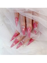 【長さだし・スカルプ】憧れのロングネイル。こだわりの美フォルムスカルプで理想の指先を叶えます。