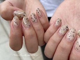 ダルメシアンネイル