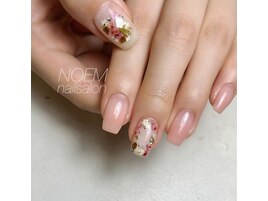 押し花ネイル