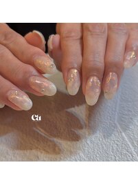 ユニコーンニュアンスホロネイル