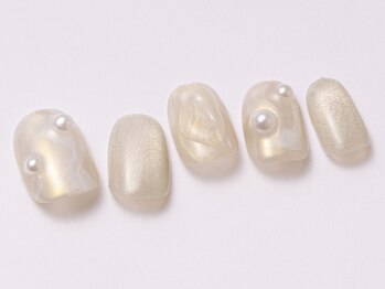 アイ ネイルズ 天神店(I nails)/うる艶パール　￥7000
