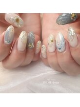 リッシュ ドゥ(RICHE deux)/マグネット×マーメイドネイル