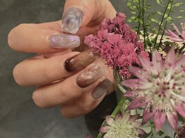 奥行ニュアンスブラウンべっ甲