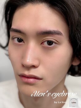 ラリノ(La lino.)の写真/メンズ歓迎★常識を覆す眉毛パーマ!貼りつかない自然な仕上がりだからこそ叶う骨格に合わせた美眉へ♪
