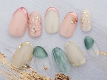 ネイルクロエ(NAIL KCLOE)/ミラーニュアンスネイル