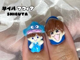 推し3Dキャラネイル