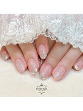 ピオニーネイル(peony nail)/ガラスフレンチ