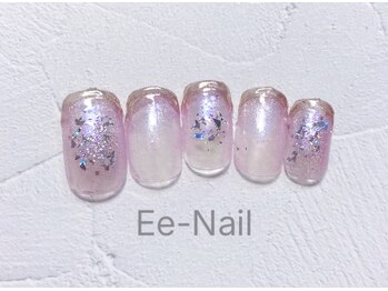 ミラー先端ラインネイル初￥7500