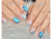 melt.仙台【パラジェルネイル/フィルイン/マグネット/長さだし/持ち込み】/フラッシュネイル/ラメグラ