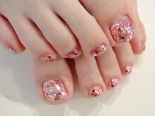 ラルネイル 大宮(Lull. nail)/＊ピンク＊ホロラメ＊