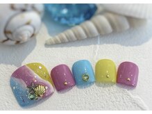 ネイルアンドアイラッシュサロン ブレス 長町南駅店(BLESS)/夏にぴったり！ビーチネイル