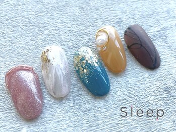 スリープ 中目黒(Sleep nakameguro)/ワンカラー+アート2本コース