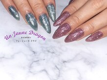 アン ジョーヌドラゴ/【ロングネイル】アシメネイル