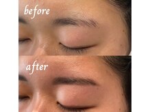 アイブロウドット 西宮(iBROW.)/美眉スタイリングBefore→After
