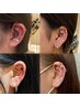 【夏休み限定★】眉毛(間引き込み)×耳つぼジュエリー(マッサージ付)¥7180