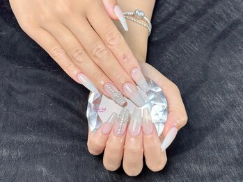 チップ長さ出し　アート2本