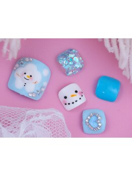 手描きアートが得意なサロン