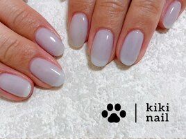 ワンカラーネイル/冬ネイル