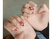 ネイルパキラ(nail pachira)/持ち込みデザイン＋リボンパーツ