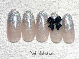 ワンホンネイルリボン！