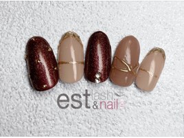 マグネットガラスフレンチネイル