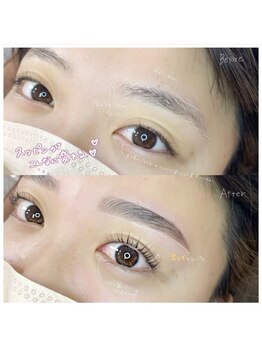 ロレインブロウ 名古屋大須観音店/【パリジェンヌ×HBL(wax込み)】