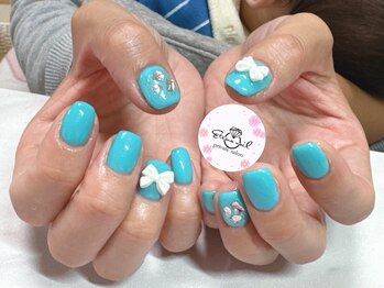 エテルナ ネイル(eterna nail)/ティファニーブルーネイル