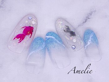 アメリ(Amelie)/金魚/夏/きらきら/ラメ