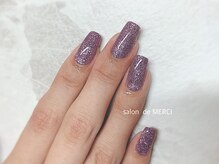 サロン ド メルシー(Salon de MERCI)/パープルラメ☆