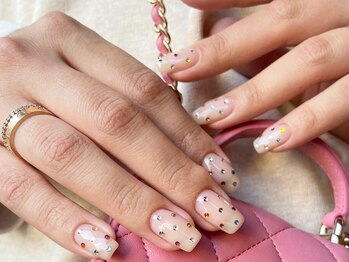 アイネイルズ 梅田店(I nails)/カラフルストーン¥9700