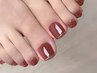 期間限定早割campaign☆footNail**オフ込み持ち込みアート2本付　¥6000