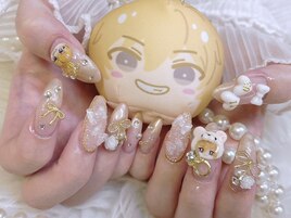 推し 生誕ネイル 3D