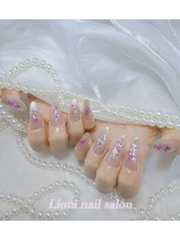 リオラネイル(Liora Nail)/長さ出し人気デザイン