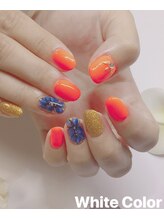 ホワイトカラー(White Color)/選べるナチュラルアート♪