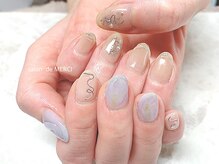 サロン ド メルシー(Salon de MERCI)/ニュアンスぷっくりネイル☆